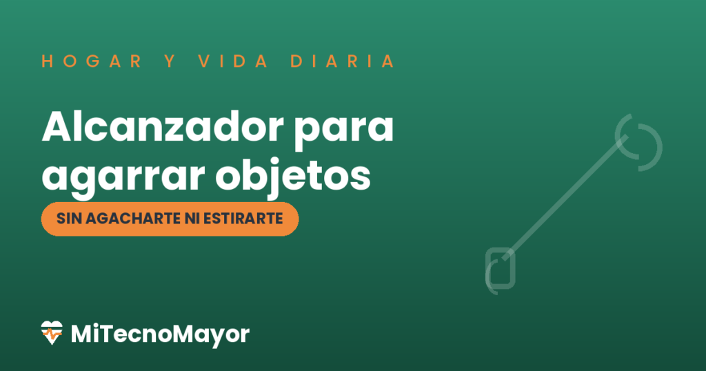 alcanzador para agarrar objetos para personas mayores