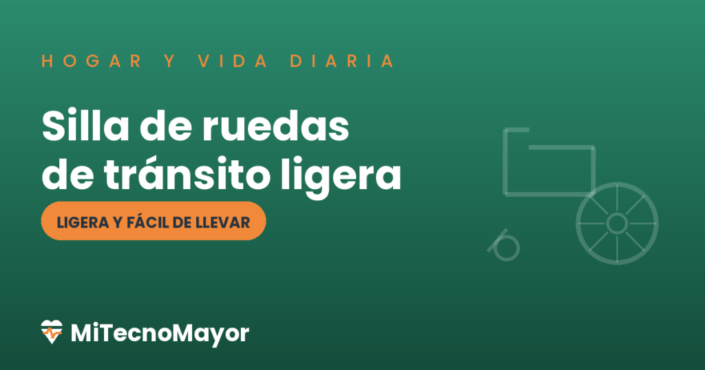 silla de ruedas de tránsito ligera para personas mayores